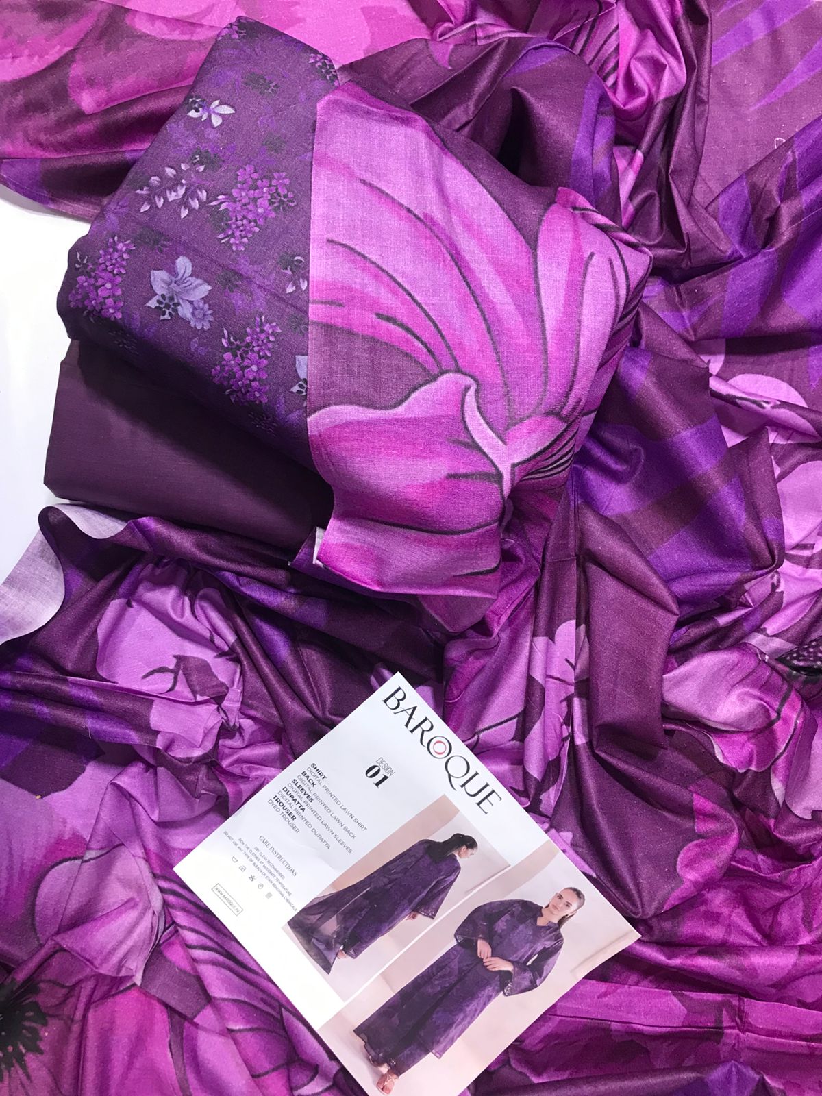 Royal Orchid – 3Pcs Lawn Suit